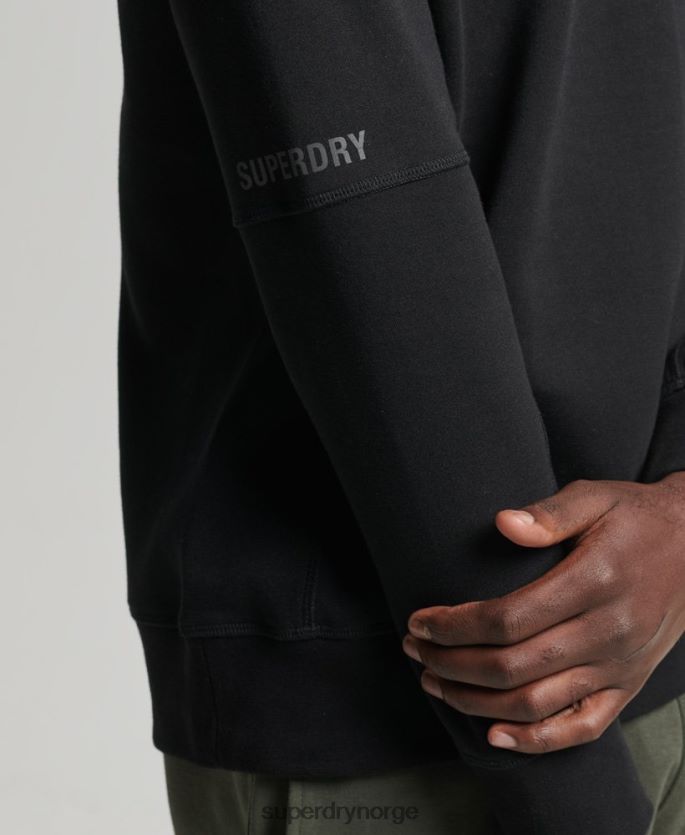 Superdry svart klær 86P46D5043 genser for teknisk mannskap menn