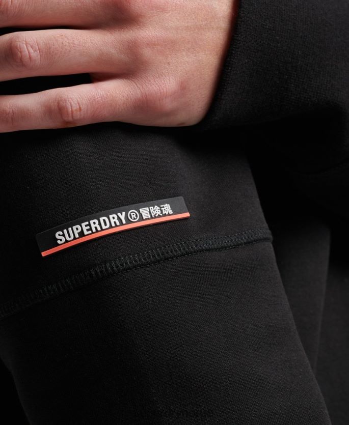 Superdry svart klær 86P46D504 genser for teknisk mannskap menn