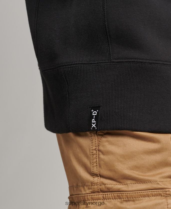 Superdry svart klær 86P46D794 xp-d genser for blanding av hybridstoff menn