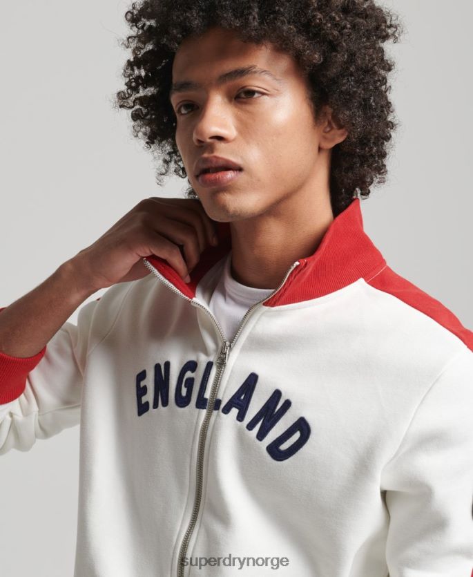 Superdry x Ringspun hvit klær 86P46D695 fotball england bane topp menn