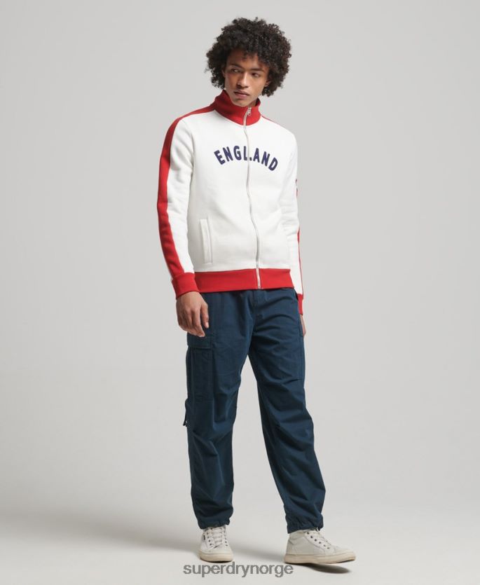 Superdry x Ringspun hvit klær 86P46D695 fotball england bane topp menn