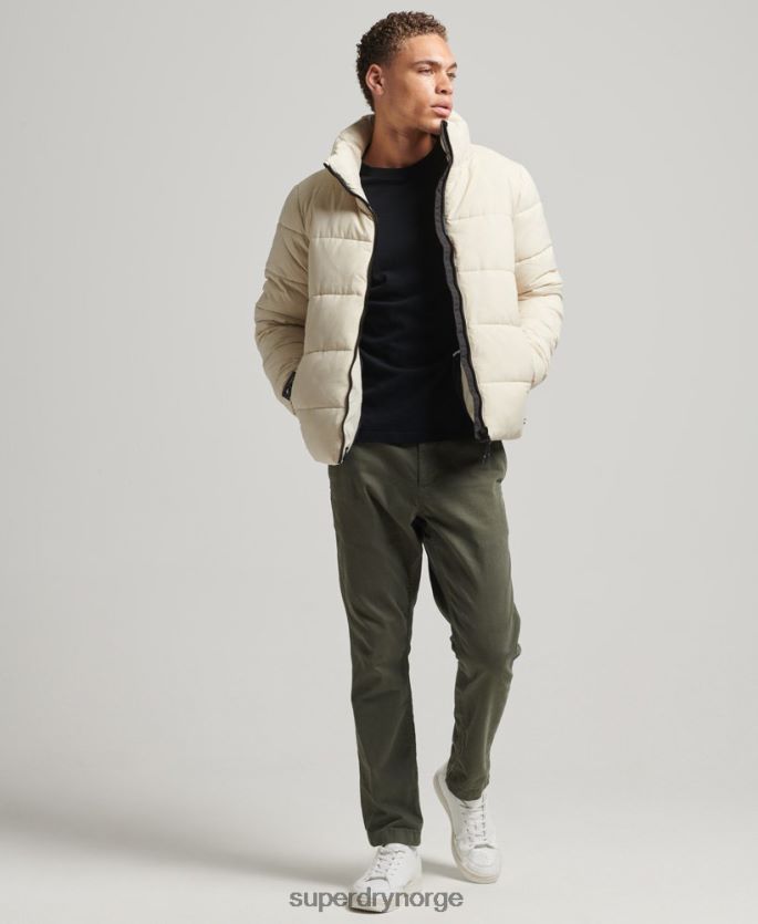 Superdry beige klær 86P46D996 sportsjakke uten hette menn