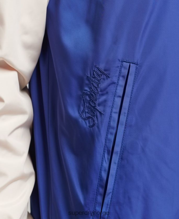 Superdry blå klær 86P46D1174 vintage sukajan jakke menn