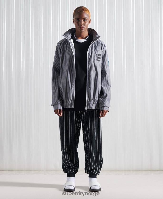 Superdry blå klær 86P46D4767 limited edition sdx chambray stripe jakke menn