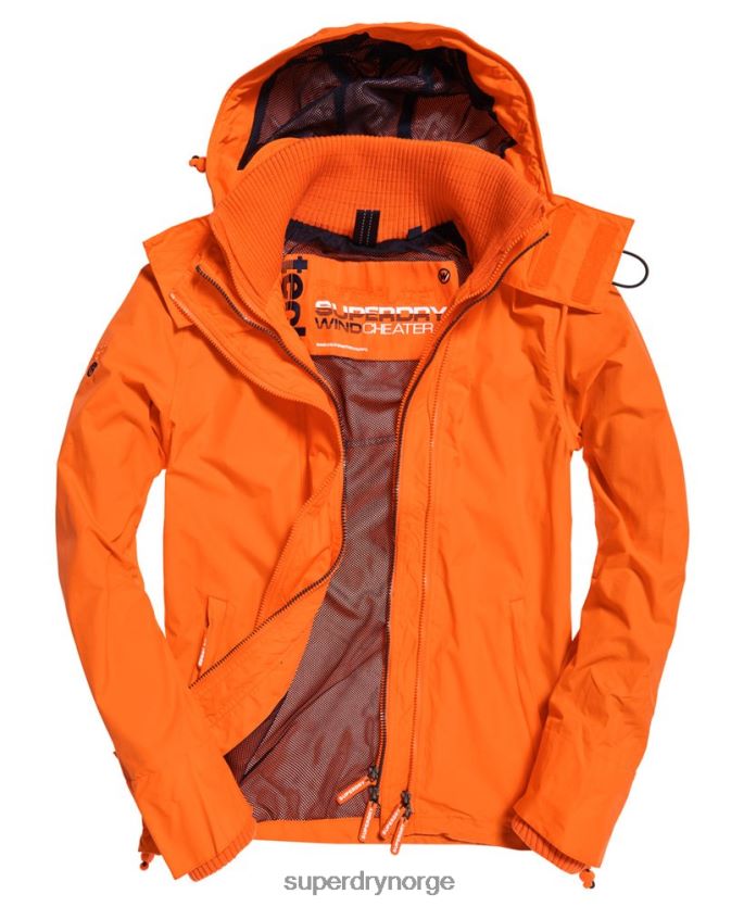 Superdry blå klær 86P46D4791 teknisk pop zip sd-vindjakke med hette menn