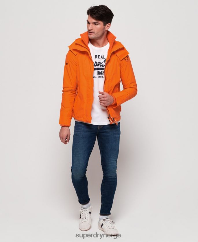Superdry blå klær 86P46D4791 teknisk pop zip sd-vindjakke med hette menn