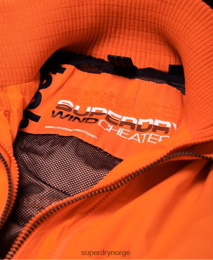 Superdry blå klær 86P46D4791 teknisk pop zip sd-vindjakke med hette menn