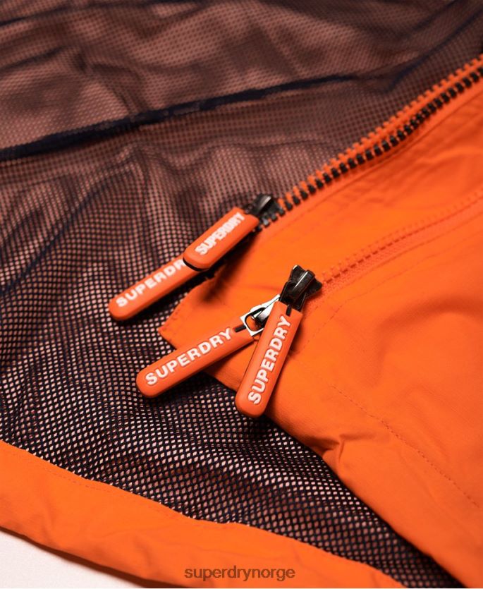 Superdry blå klær 86P46D4791 teknisk pop zip sd-vindjakke med hette menn