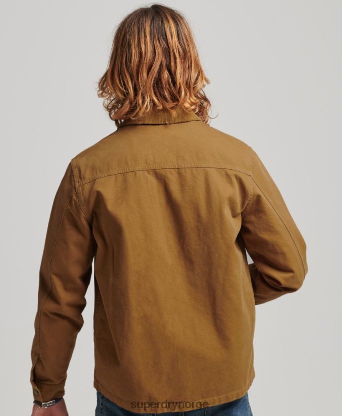 Superdry brun klær 86P46D4441 vintage ranch jakke menn