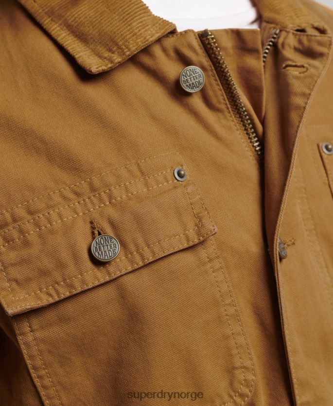 Superdry brun klær 86P46D4441 vintage ranch jakke menn