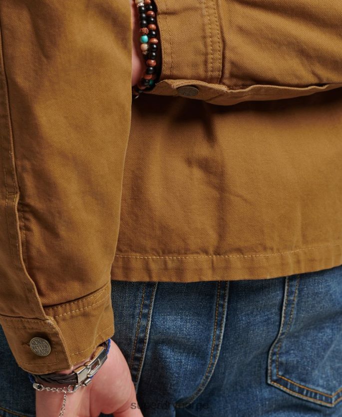 Superdry brun klær 86P46D4441 vintage ranch jakke menn