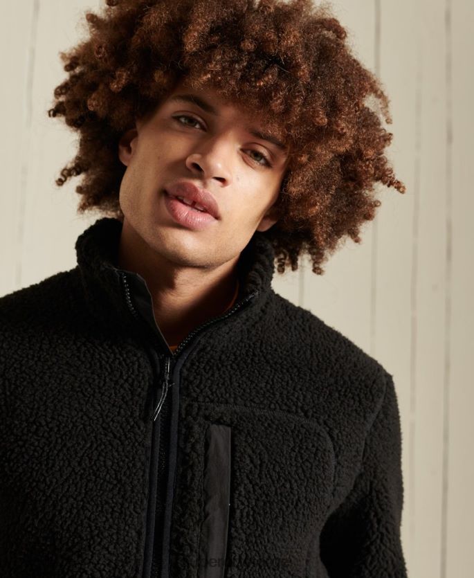 Superdry brun klær 86P46D4710 sherpa arbeidsklær jakke menn