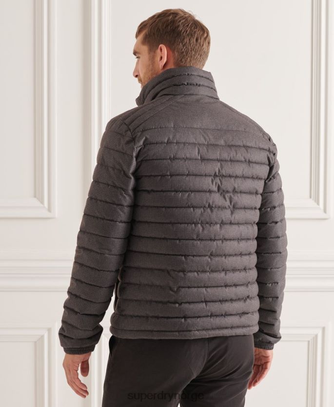 Superdry grå klær 86P46D4679 studios fuji-jakke uten hette menn
