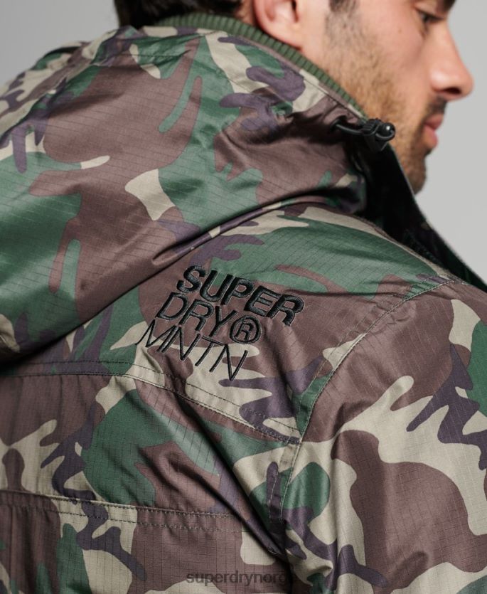 Superdry grønn klær 86P46D1015 mountain sd vindjakke menn