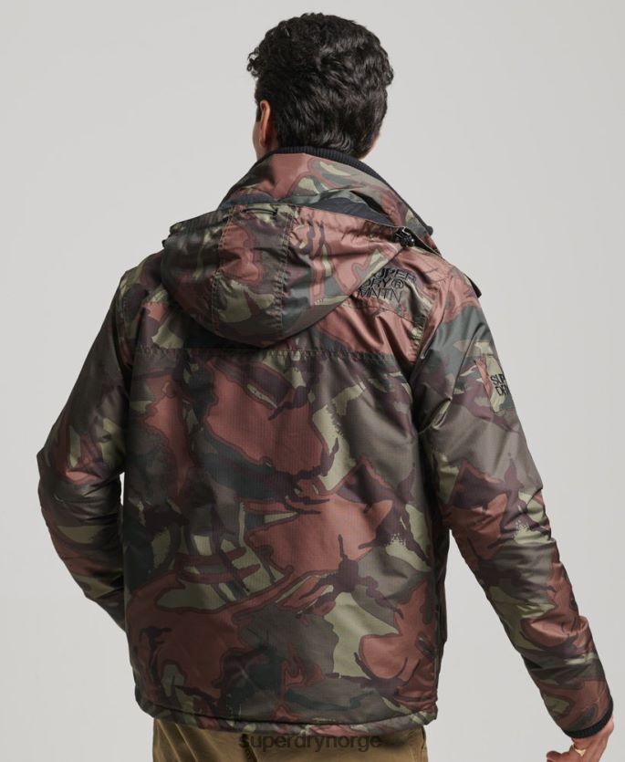 Superdry grønn klær 86P46D1075 mountain sd vindjakke menn