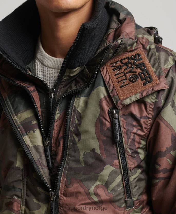 Superdry grønn klær 86P46D1075 mountain sd vindjakke menn