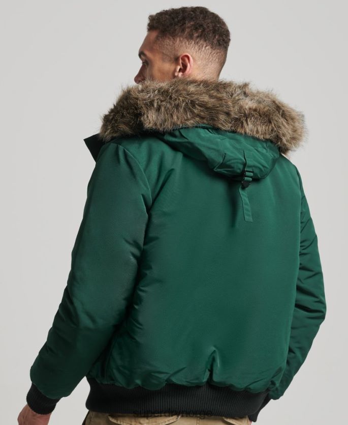 Superdry grønn klær 86P46D1168 everest bomber jakke menn
