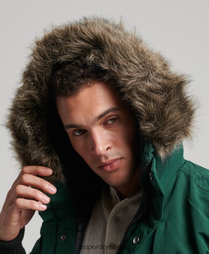 Superdry grønn klær 86P46D1168 everest bomber jakke menn