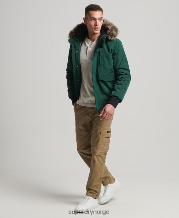 Superdry grønn klær 86P46D1168 everest bomber jakke menn