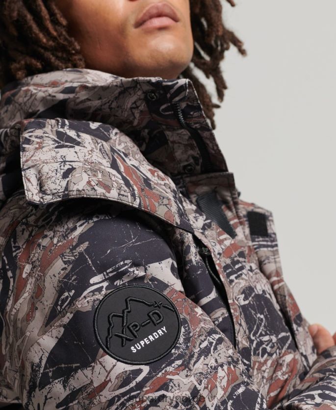 Superdry grønn klær 86P46D4449 expedition everest bomber vattert jakke menn