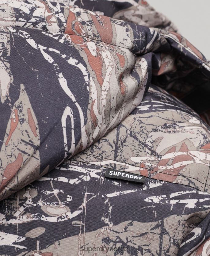 Superdry grønn klær 86P46D4449 expedition everest bomber vattert jakke menn