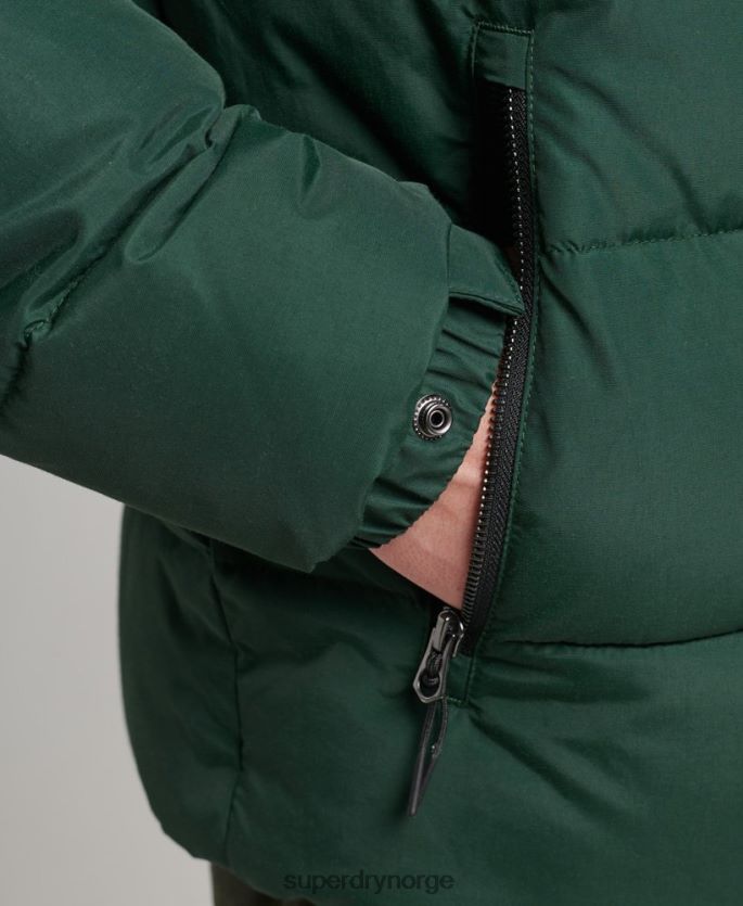Superdry grønn klær 86P46D4471 vintage retro cb puffer menn
