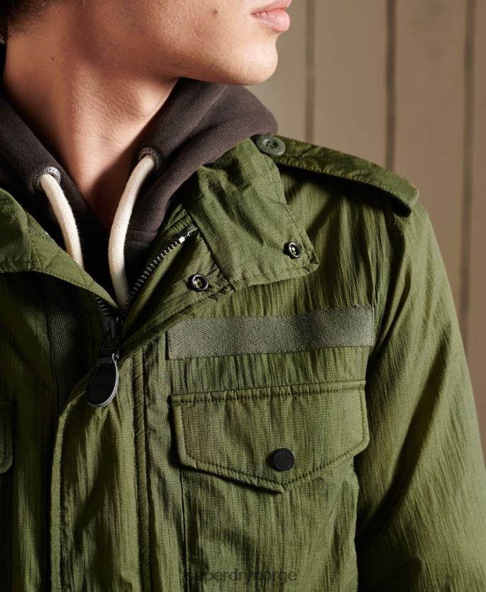 Superdry grønn klær 86P46D4495 militær m-65 jakke menn