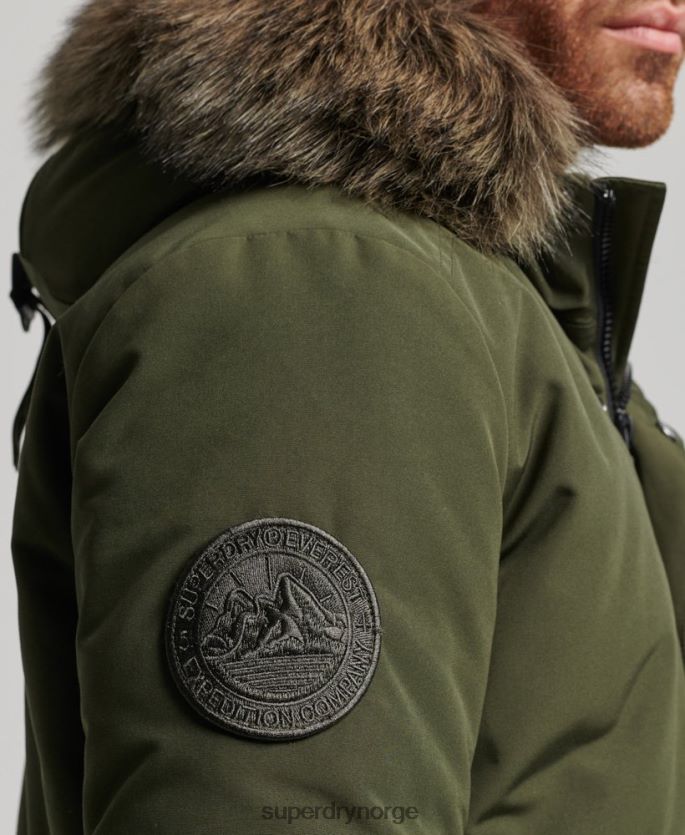 Superdry grønn klær 86P46D4497 everest bomber jakke menn