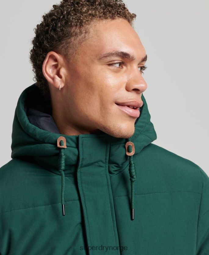 Superdry grønn klær 86P46D4516 fjell puffer jakke menn