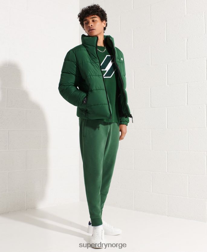 Superdry grønn klær 86P46D4536 sportsjakke uten hette menn