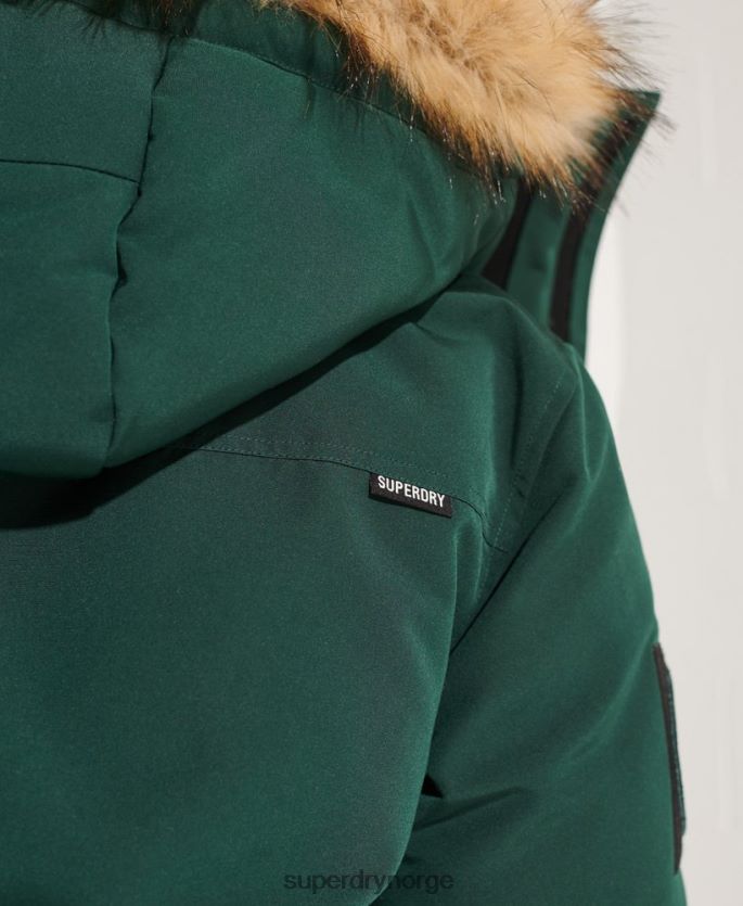 Superdry grønn klær 86P46D4588 everest parka jakke menn