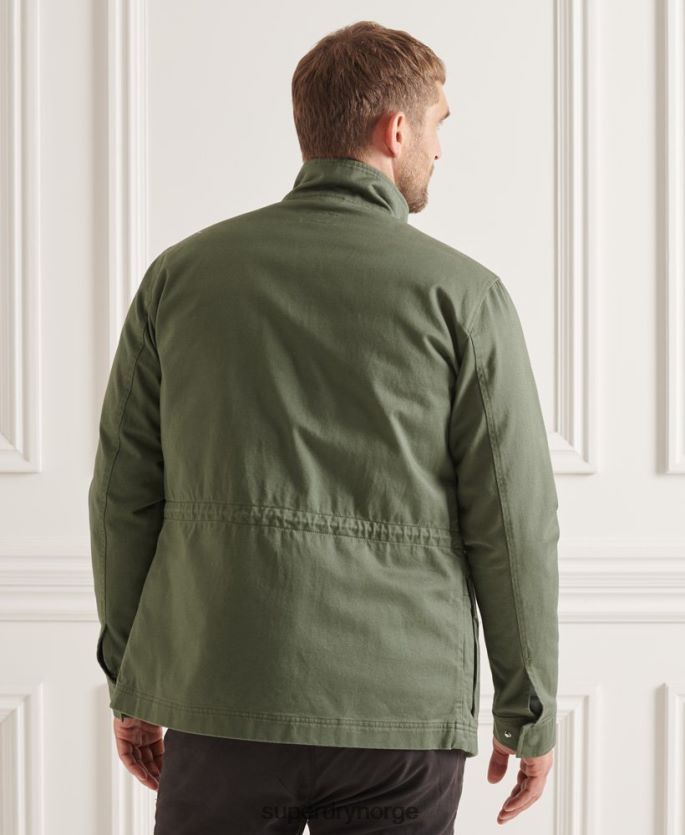 Superdry grønn klær 86P46D4606 3-i-1 m65 jakke menn