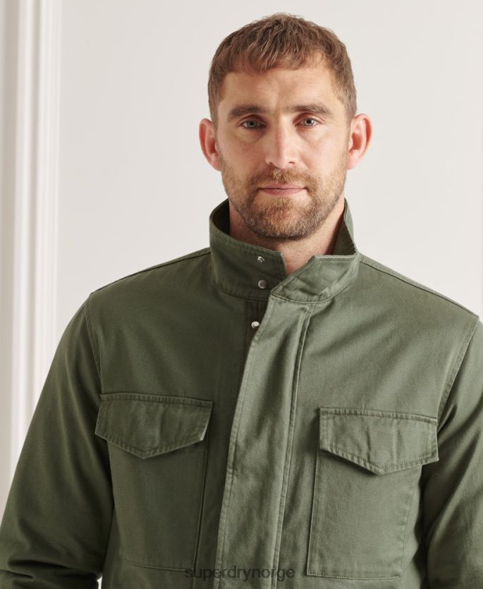 Superdry grønn klær 86P46D4606 3-i-1 m65 jakke menn