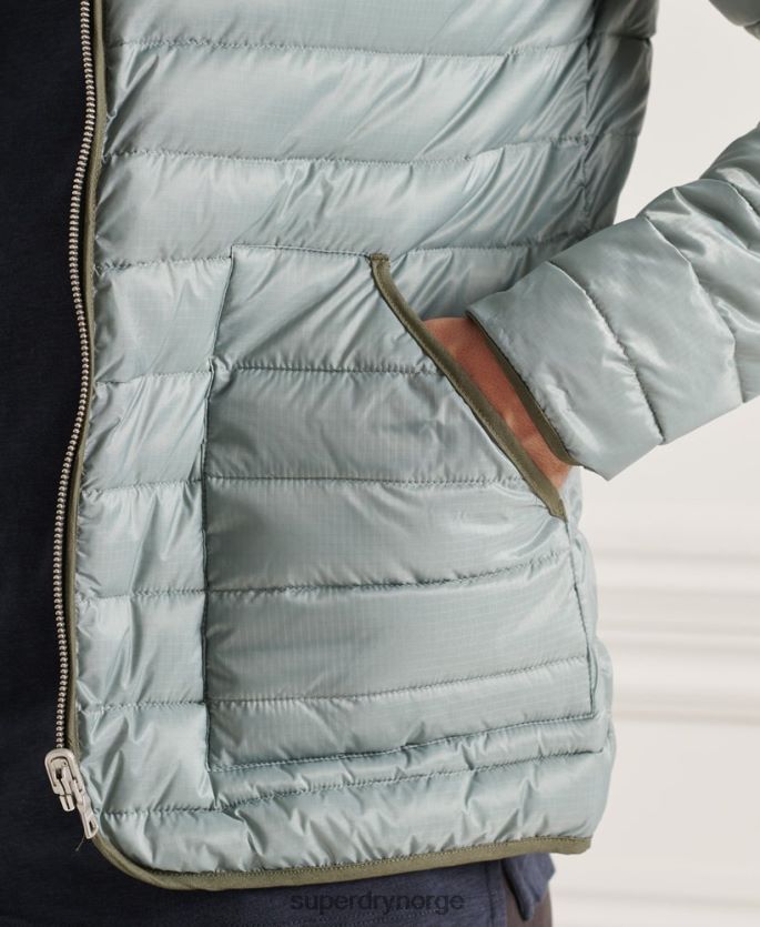 Superdry grønn klær 86P46D4606 3-i-1 m65 jakke menn