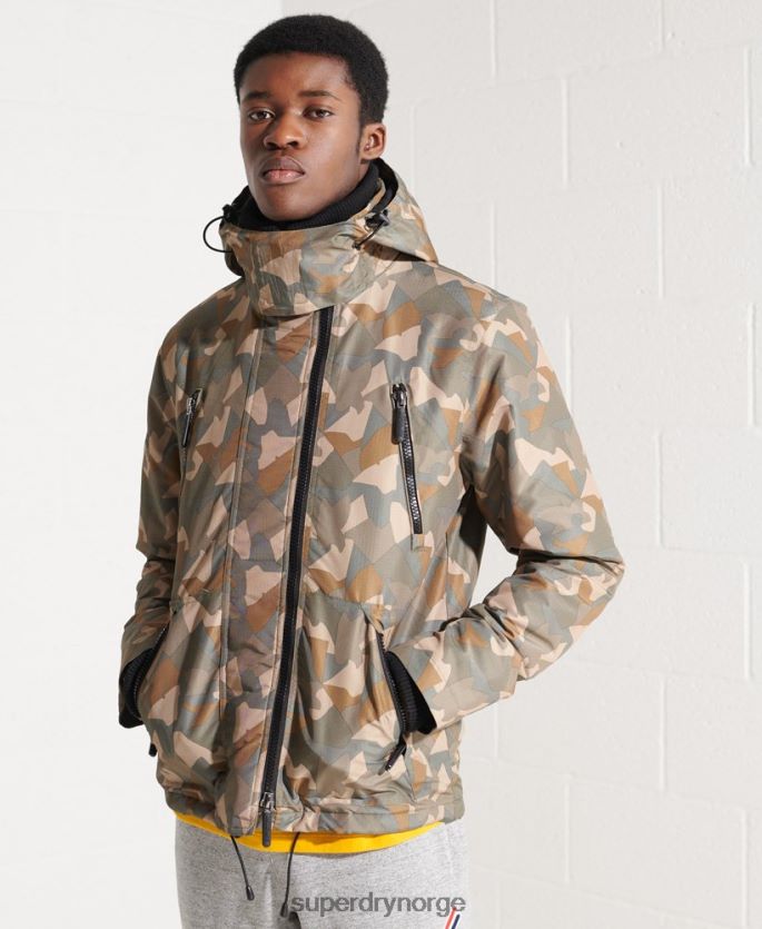 Superdry grønn klær 86P46D4669 sd-wind yachter jakke menn