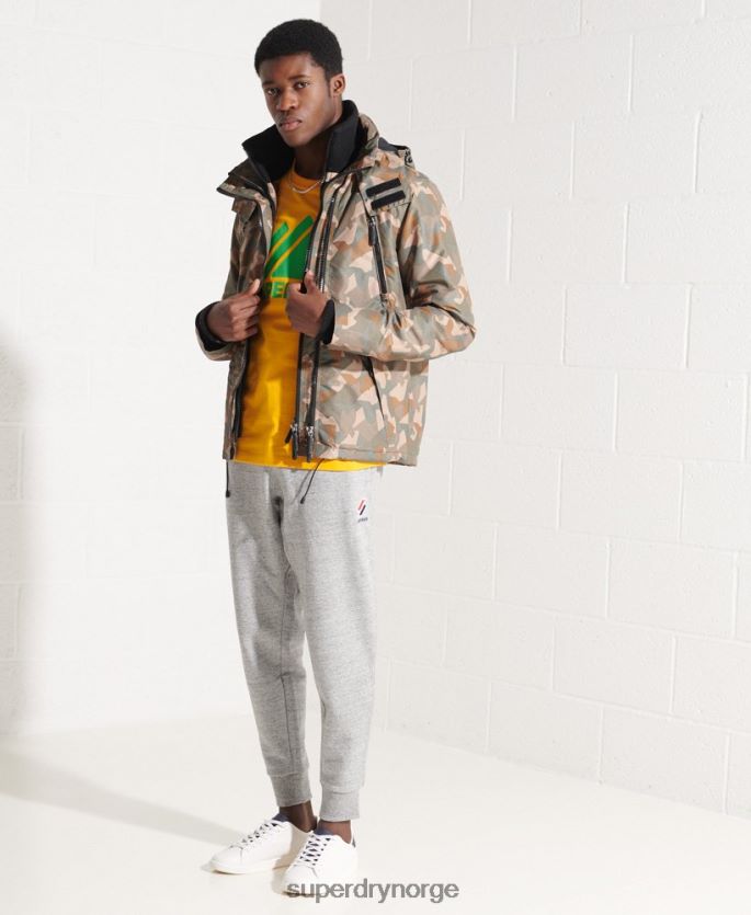 Superdry grønn klær 86P46D4669 sd-wind yachter jakke menn