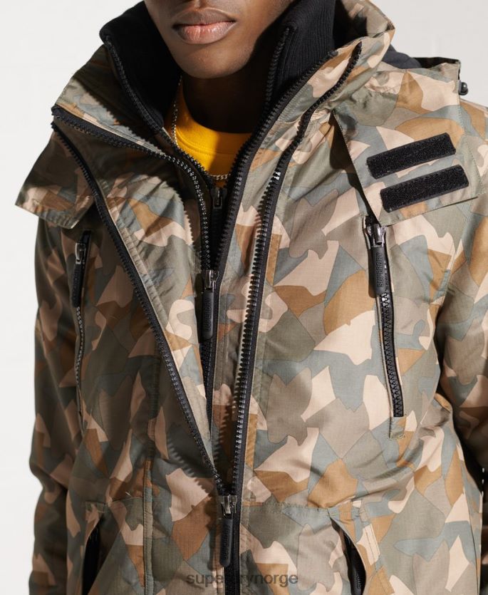 Superdry grønn klær 86P46D4669 sd-wind yachter jakke menn