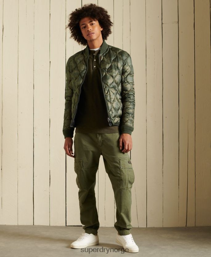 Superdry grønn klær 86P46D4785 liner bomber jakke menn