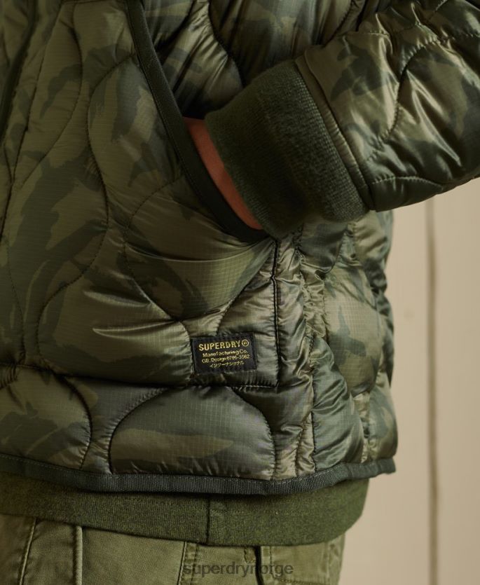 Superdry grønn klær 86P46D4785 liner bomber jakke menn