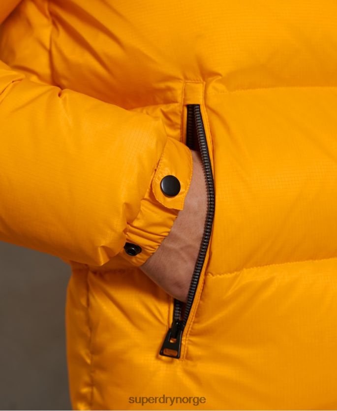 Superdry gul klær 86P46D4507 sportstyle kode dunjakke menn