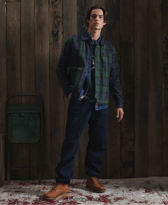 Superdry gul klær 86P46D4769 begrenset opplag dry cruiser jakke menn