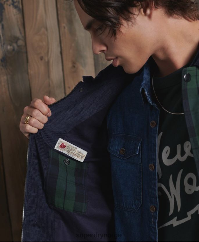 Superdry gul klær 86P46D4769 begrenset opplag dry cruiser jakke menn