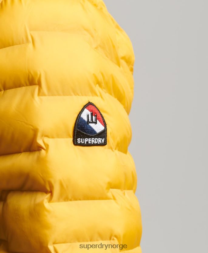 Superdry gull klær 86P46D4539 radar quilt mix polstret jakke menn