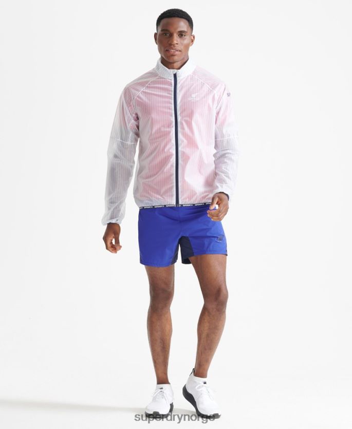 Superdry hvit klær 86P46D4661 kjøre membran jakke menn