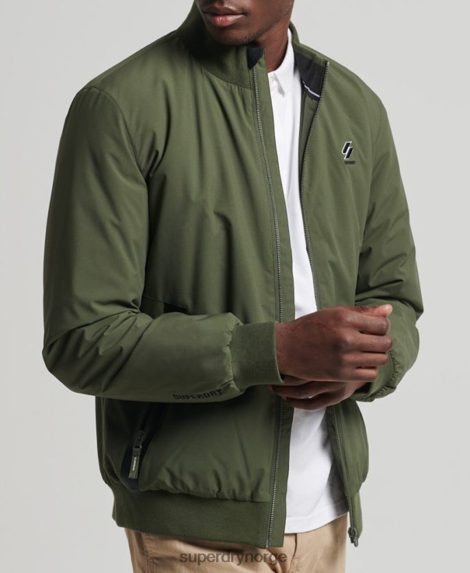 Superdry kaki klær 86P46D1096 kode trening harrington jakke menn