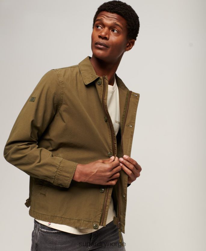 Superdry kaki klær 86P46D26 vintage dekkjakke menn