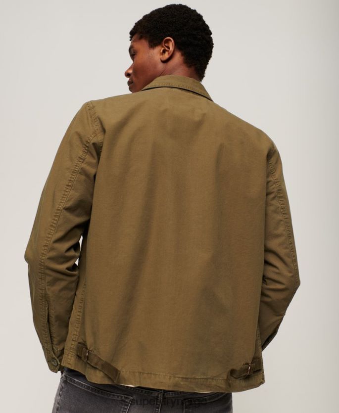 Superdry kaki klær 86P46D26 vintage dekkjakke menn