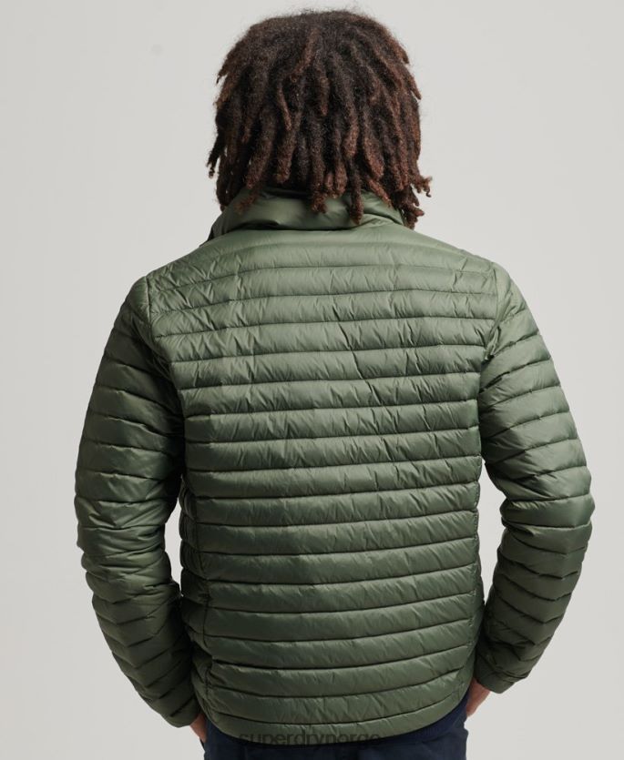 Superdry kaki klær 86P46D4504 tech core dunjakke menn
