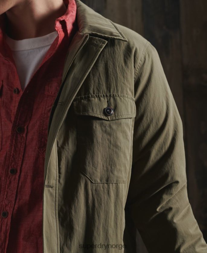Superdry kaki klær 86P46D4771 begrenset opplag tørrtankjakke menn