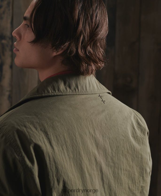 Superdry kaki klær 86P46D4771 begrenset opplag tørrtankjakke menn